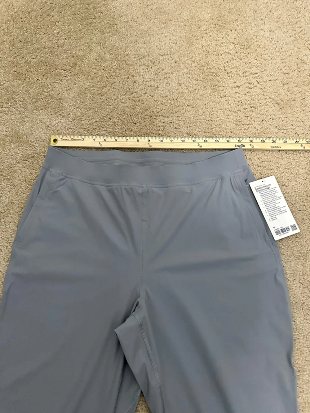 Lululemon Adapted State High-Rise Jogger Crop Pant in Rhino Grey Size 14 NWT - Picture 5 of 9